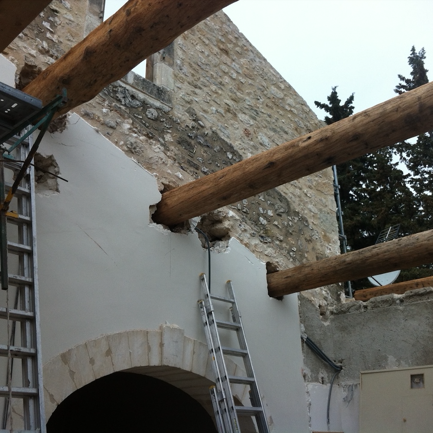 Mise en place de poutre