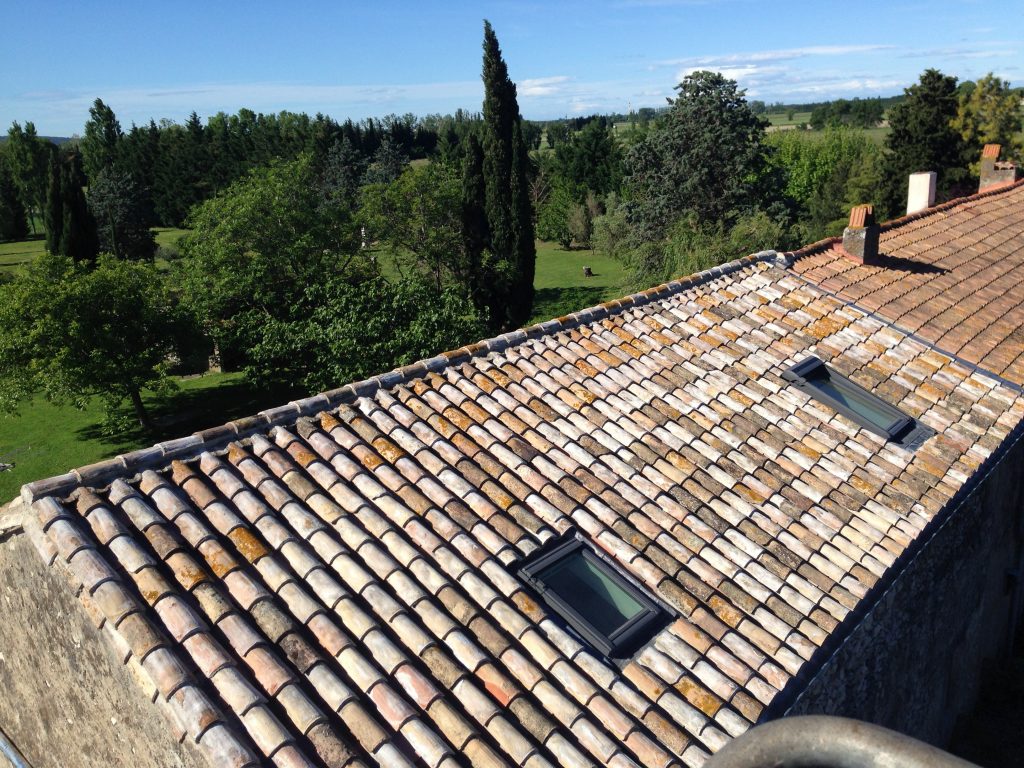 Toiture en tuiles ancienne + Velux